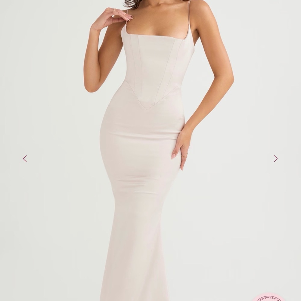 OLVIETTE House of CB Cream Women's Elegant Dress